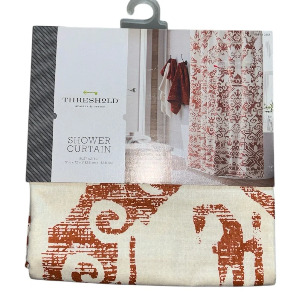 NEW Threshold shower curtain 100% cotton
